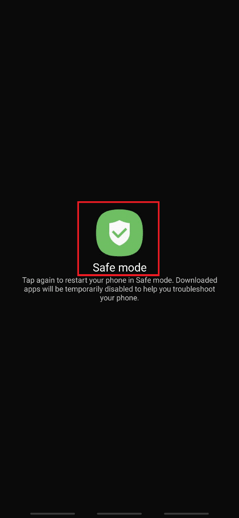 Safe mode. How to Unlock Android Phone Without Password