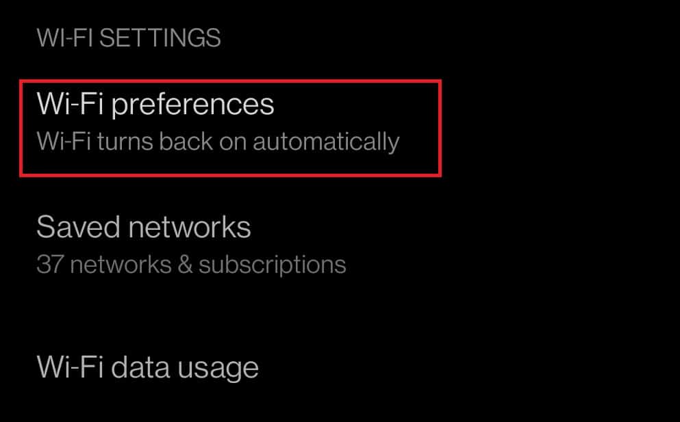 Tap WiFi preferences under the WiFi Settings category. How to Connect to WiFi Network using WPS on Android