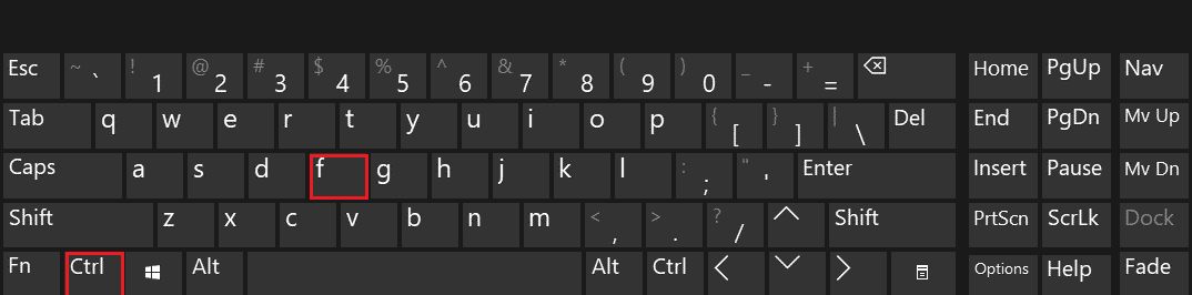 appuyez sur Ctrl + F. 10 touches de raccourci clavier pour rechercher et remplacer