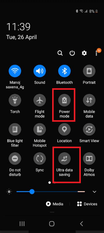 Toggle between Power mode and Ultra power saving mode. Fix Samsung Note 4 Battery Draining Issue