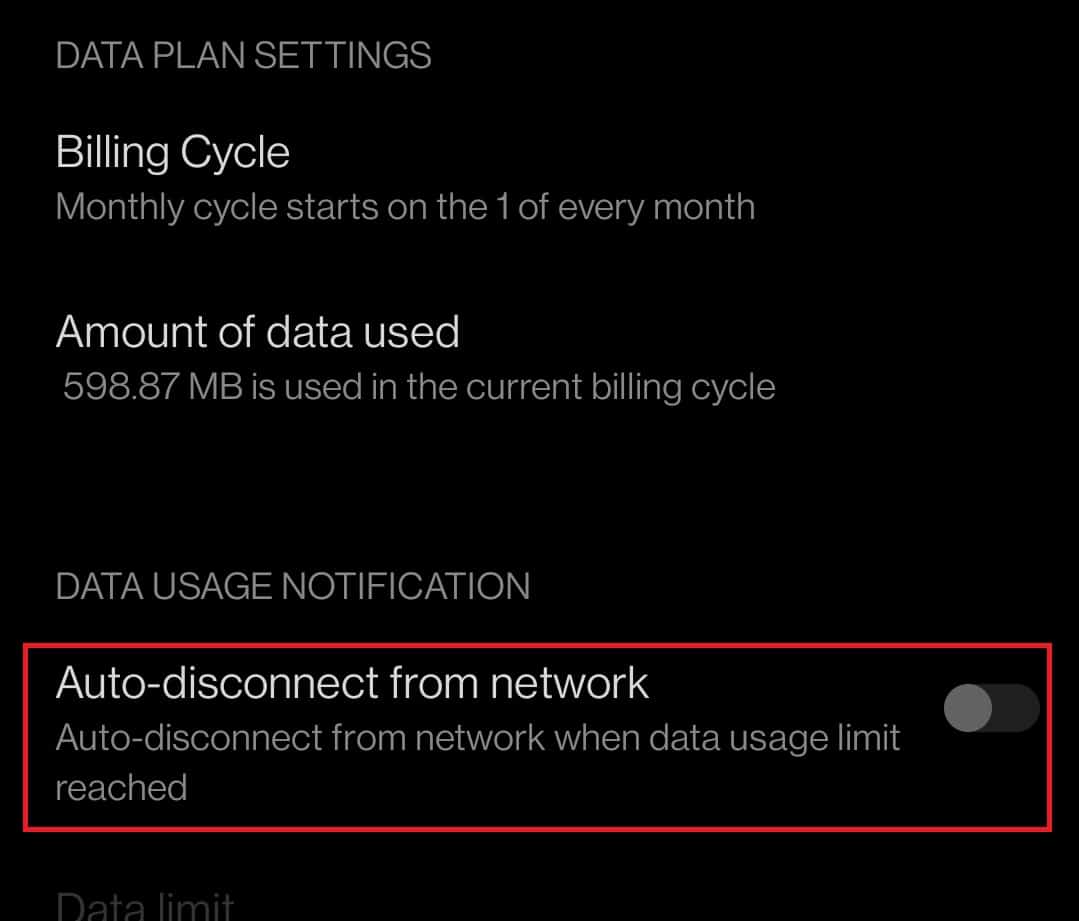 Toggle off the option Auto-disconnect from network. Ways to Fix 4G Not Working on Android