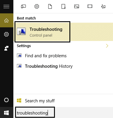 troubleshooting control panel | Fix Reconnect your drive warning on Windows 10