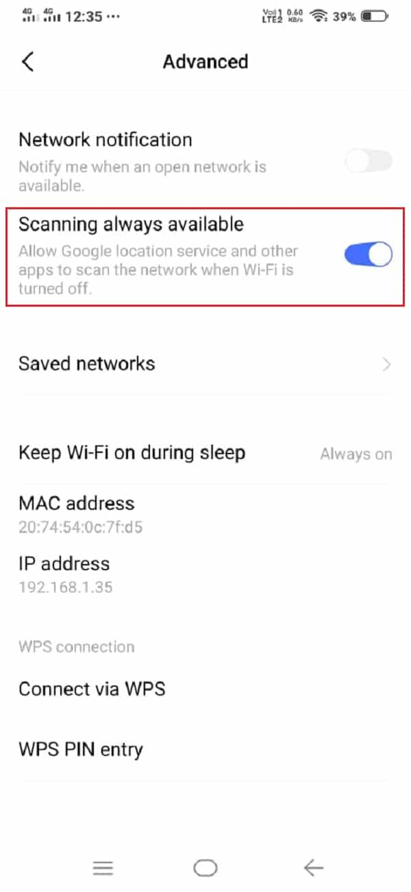 turn off the toggle for the option ‘turn on Wi-Fi automatically’