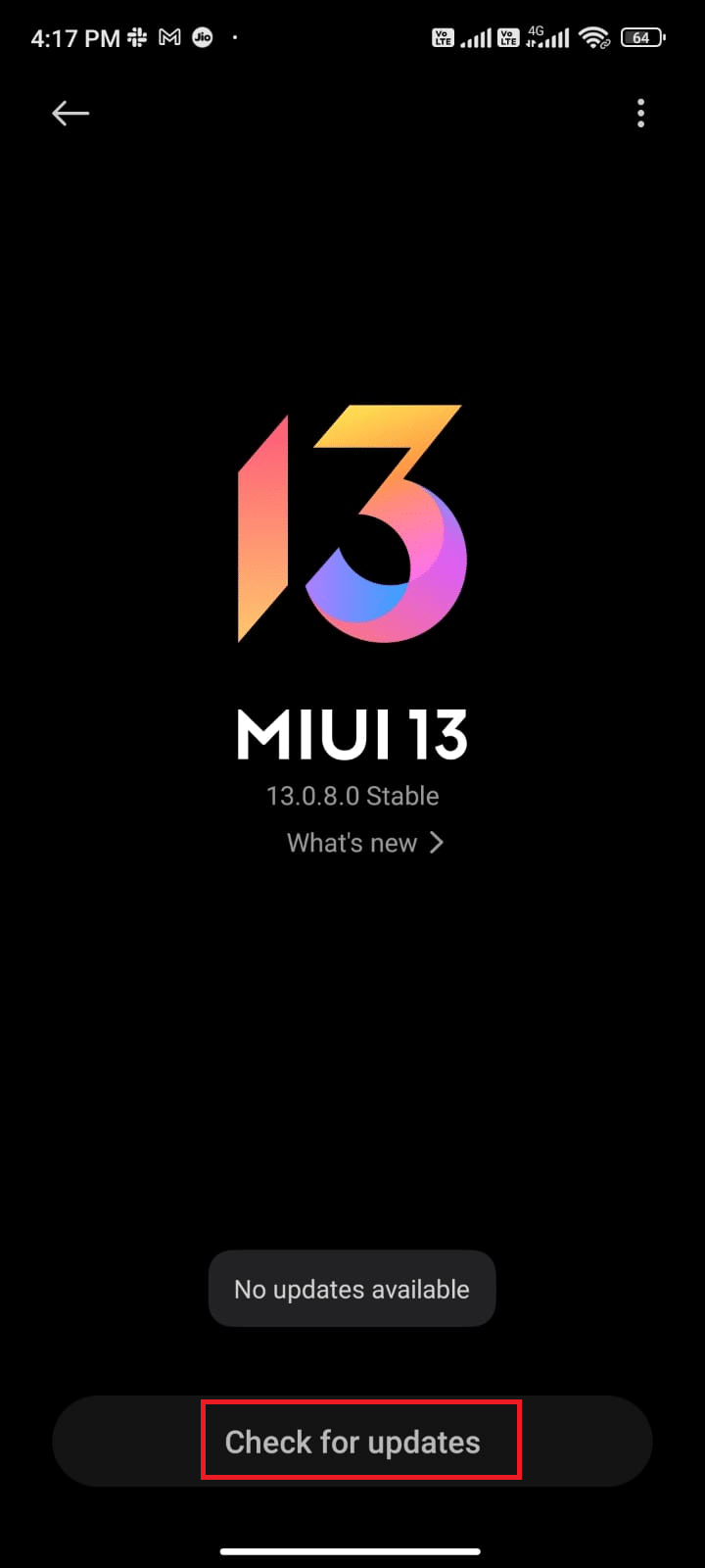 Update Android