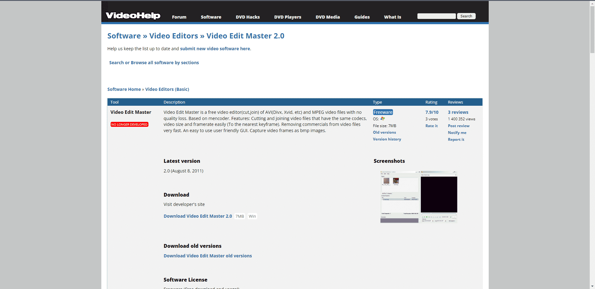 Video Edit Master official website