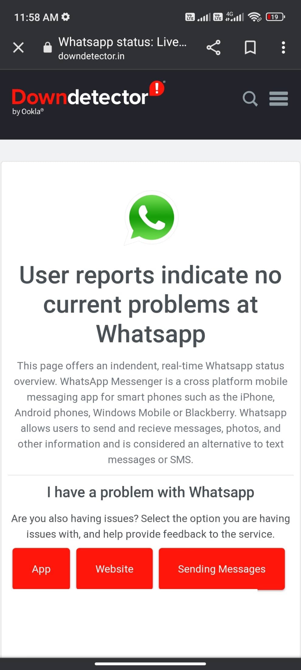 Visit the official site of Downdetector. Fix WhatsApp Status Not Showing