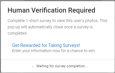 wait for a short survey to complete | View A Private Instagram Account