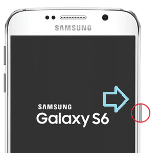 wait for Samsung Galaxy S6 to appear on the screen. Once it appears, release all the buttons.
