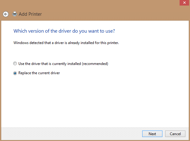 which version of the driver you want to use