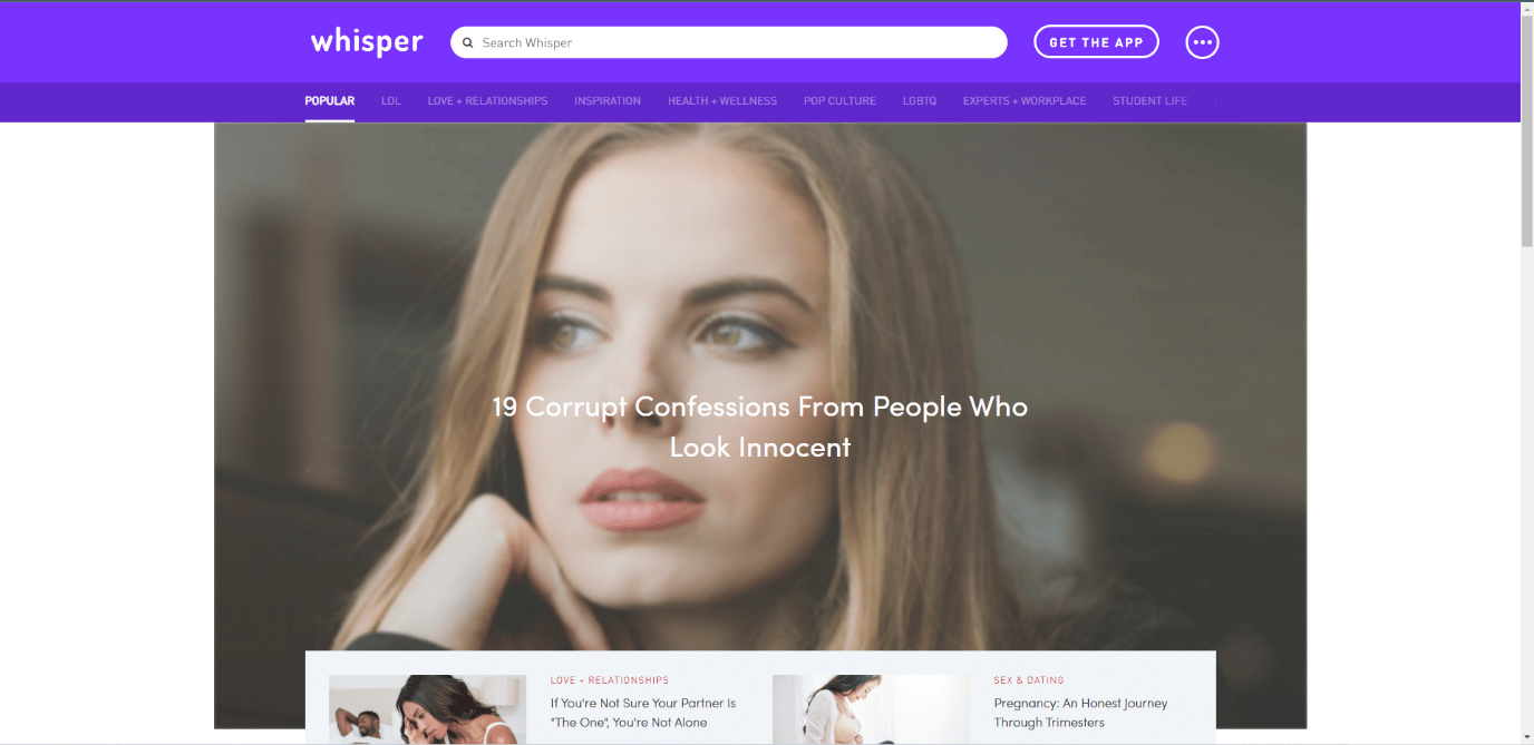 Whisper. Top Best Free Anonymous Chat Apps