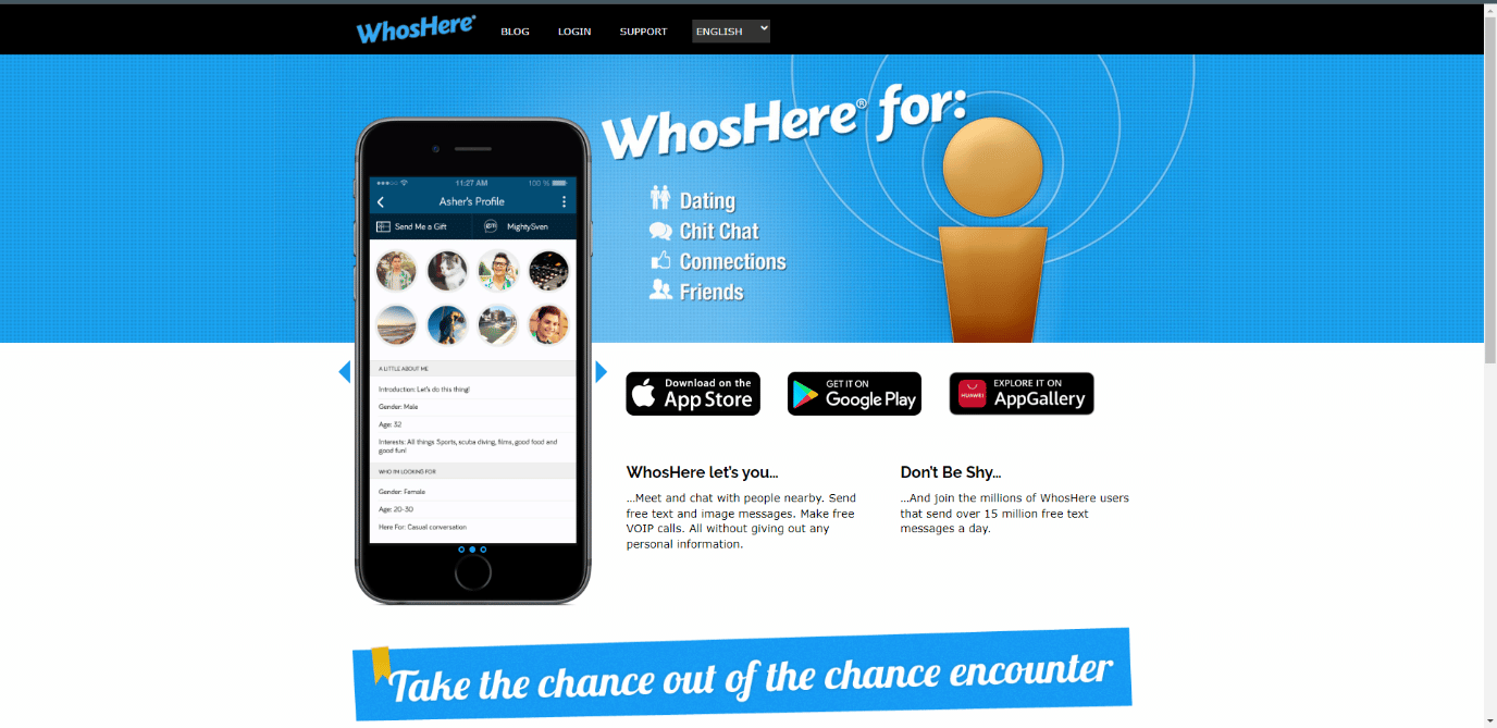 WhosHere. Top Best Free Anonymous Chat Apps