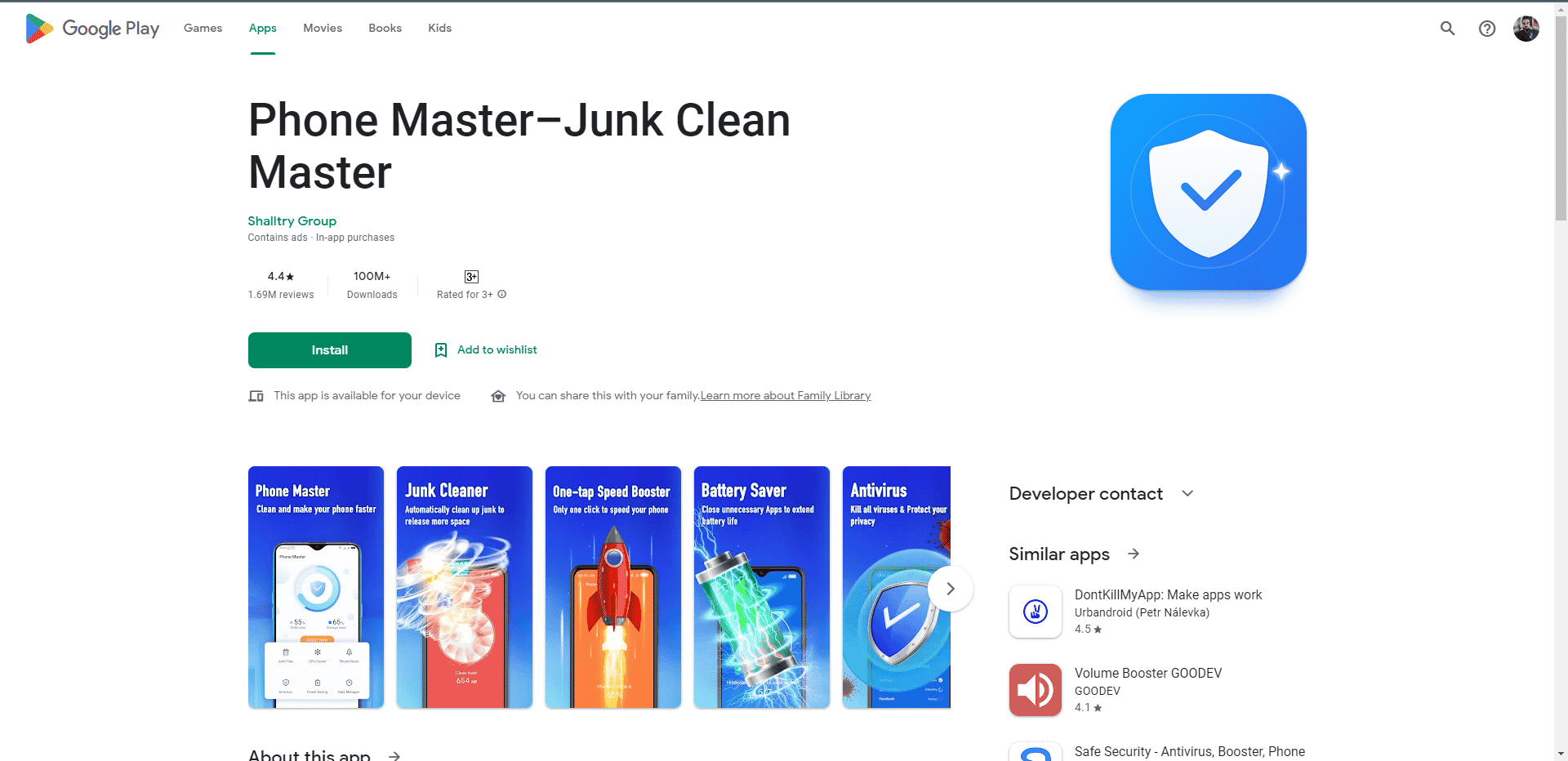 Phone Master Junk Clean Master