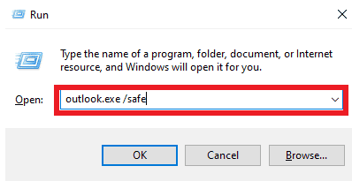 Outlook.exe / turvallinen