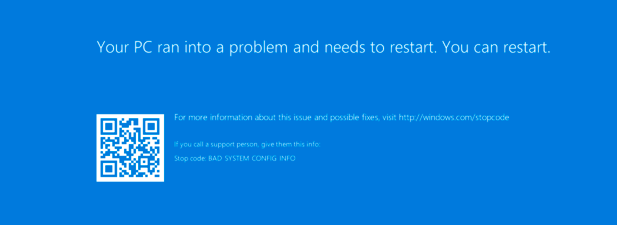 How to Fix a Bad System Config Info BSOD Error in Windows 10