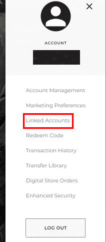 Linked Accounts ကိုနှိပ်ပါ။