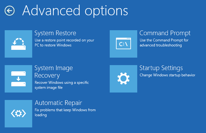 How to Access Advanced Startup Options in Windows 10