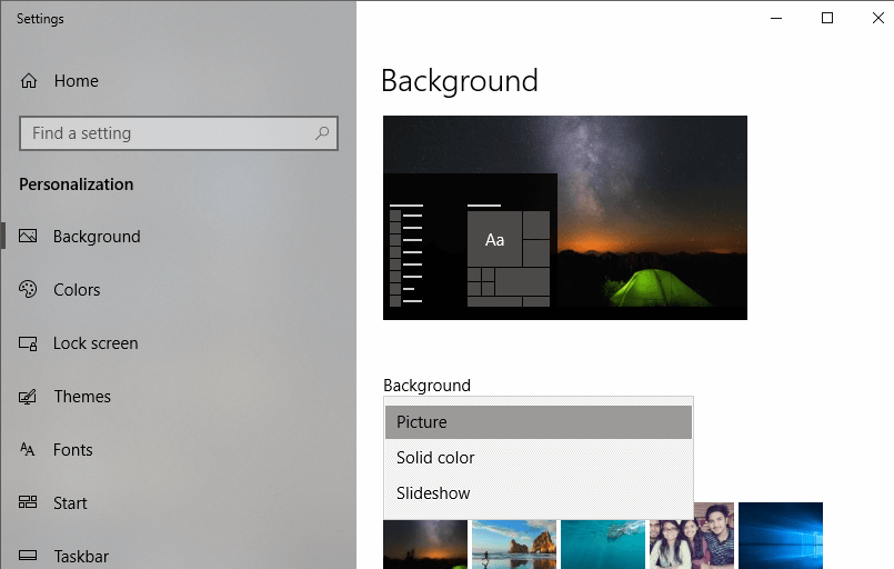 How to Change Desktop Wallpaper in Windows 10