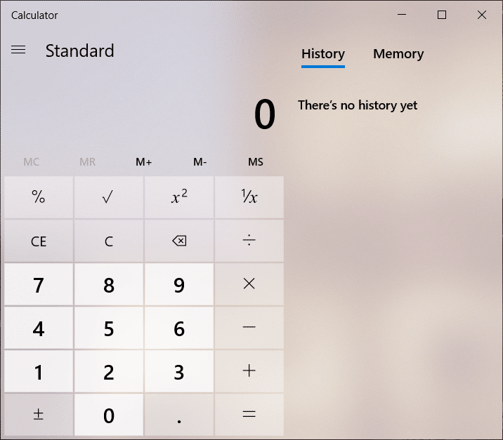 Korjaa laskin, joka ei toimi Windows 10: ssä
