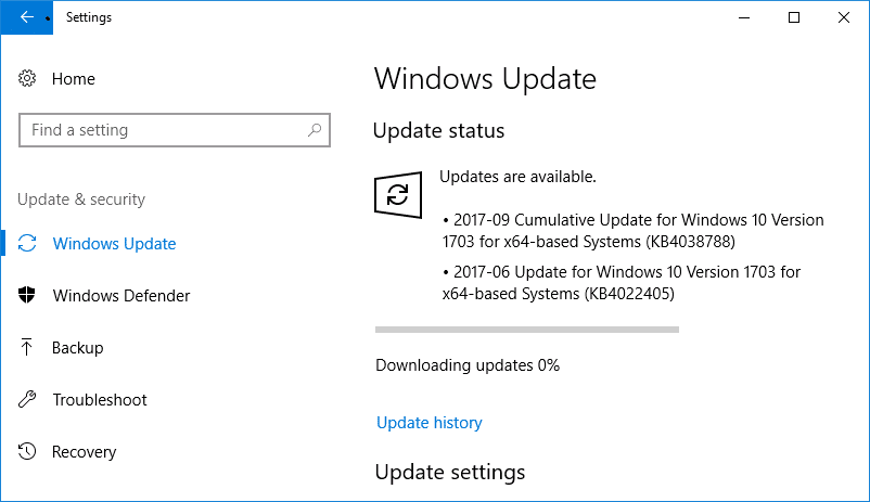 Fix Windows 10 Updates Won
