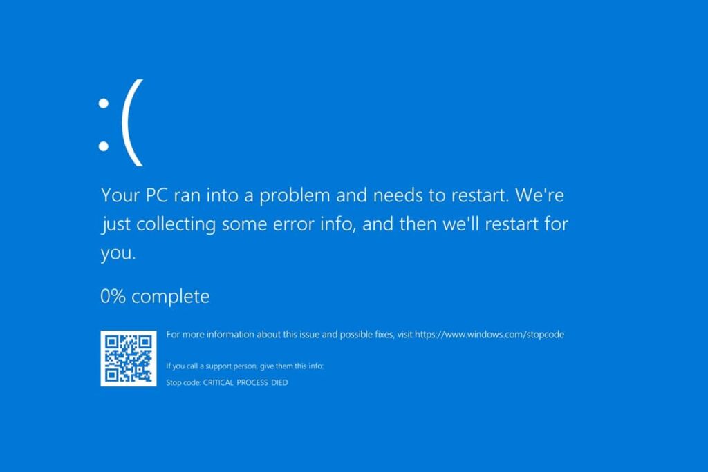 How to Fix Critical Process Died Error in Windows 11