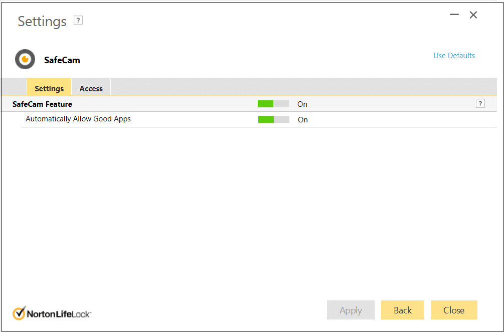 Disable Webcam protection in your Antivirus.