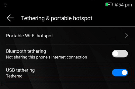 How to Use USB Tethering in Windows 10