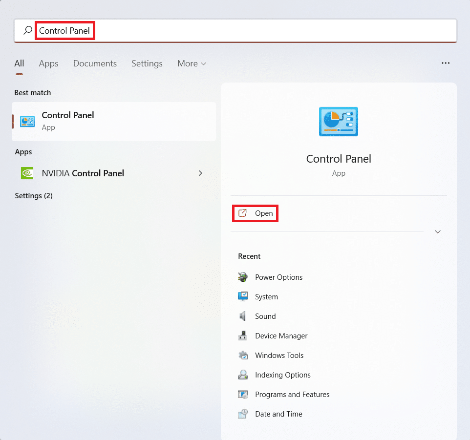 Start search results for Control Panel. How to Fix Realtek Audio Console Not Working in Windows 11