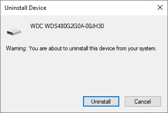 Now, a warning prompt will be displayed on the screen. Confirm the prompt by clicking Uninstall. Fix Ntoskrnl.exe High Disk Usage