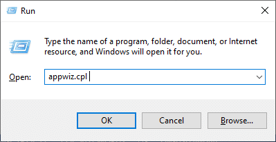 Type appwiz.cpl as follows and click OK. Fix Teamviewer Not Connecting in Windows 10