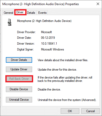 Switch to the Driver tab and select Roll Back Driver. Fix No Sound in Firefox on Windows 10