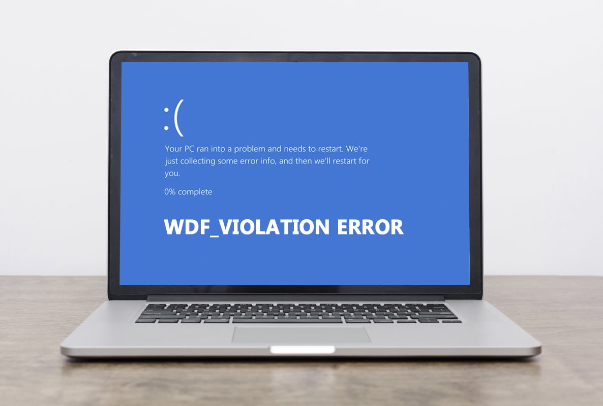 Come correggere l'errore WDF_VIOLATION in Windows 10