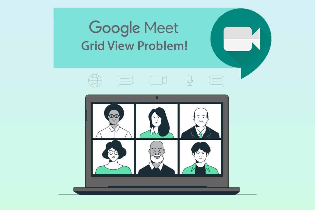 ជួសជុល Google Meet Grid View Extension