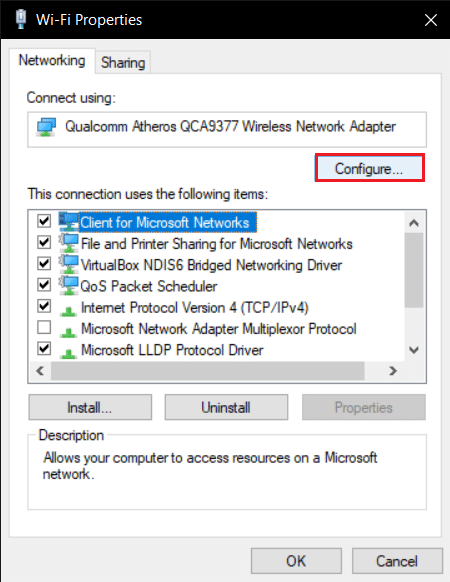 configure wifi properties. Fix FFXIV Error 90002 in Windows 10