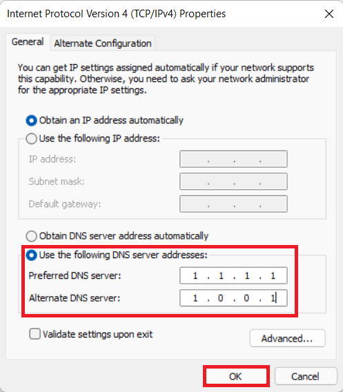 Custom DNS Server. Fix Unable to Connect to EA Servers