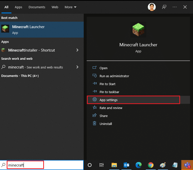 Now, select the App settings option. Fix Windows 10 Audio Error 0xc00d4e86