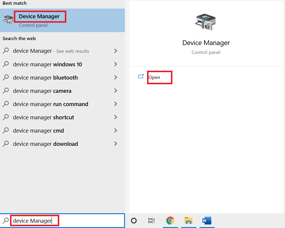 Open device manager. Fix Network Error 0x00028001 on Windows 10
