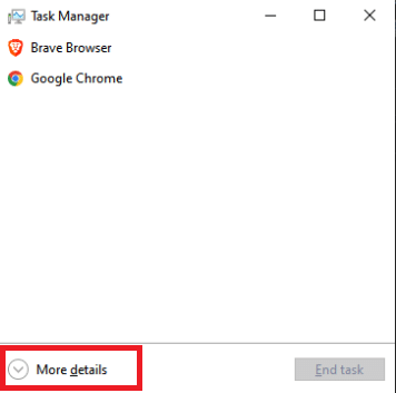 Click on More details. Fix Set User Settings to Driver Failed in Windows 10