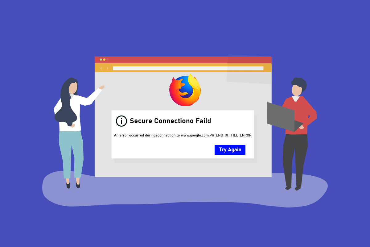 Corrigir ERRO DE FIM DE ARQUIVO PR do Firefox no Windows 10