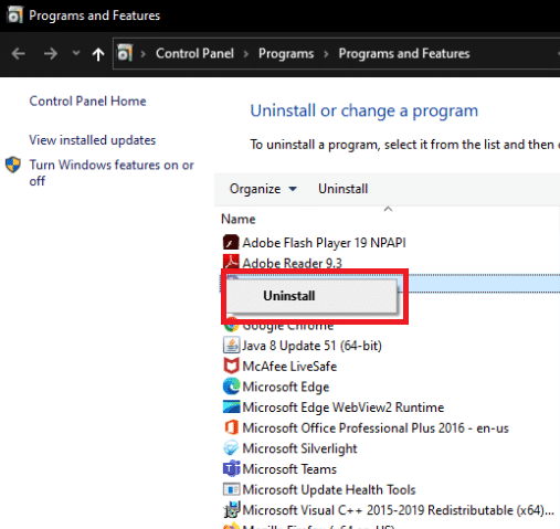 Click on Uninstall. Fix Failed to Initialize BattlEye Service Generic Error in Windows 10