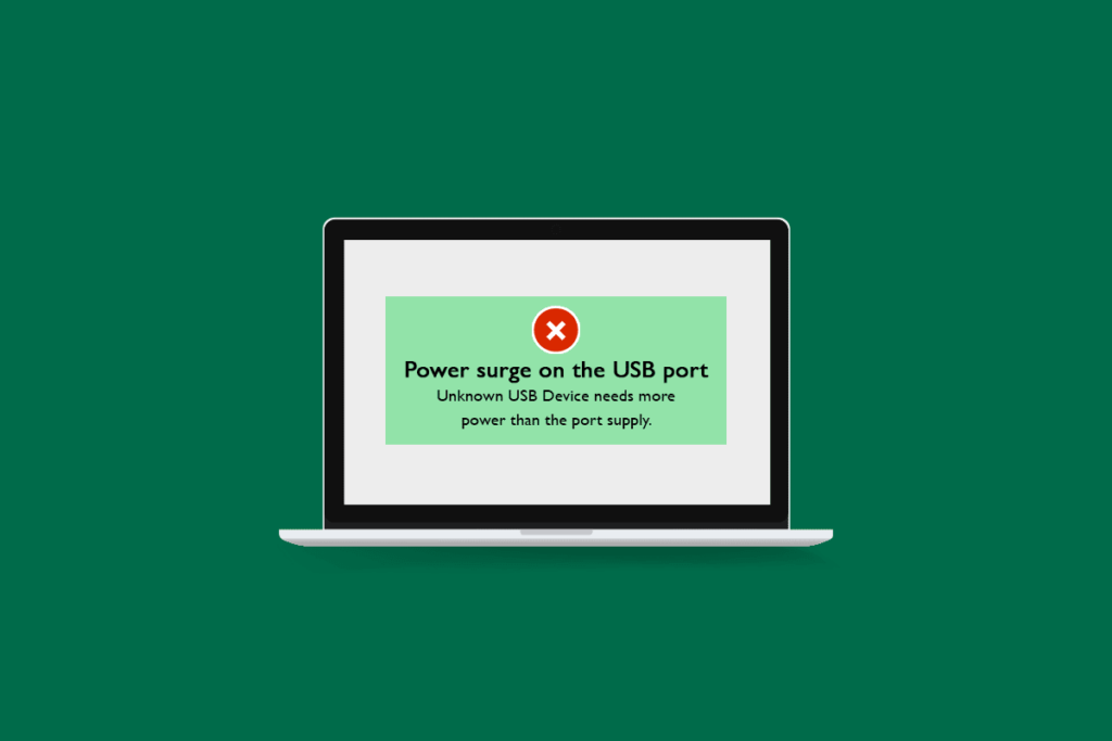 Fix Power Surge on the USB Port in Windows 10