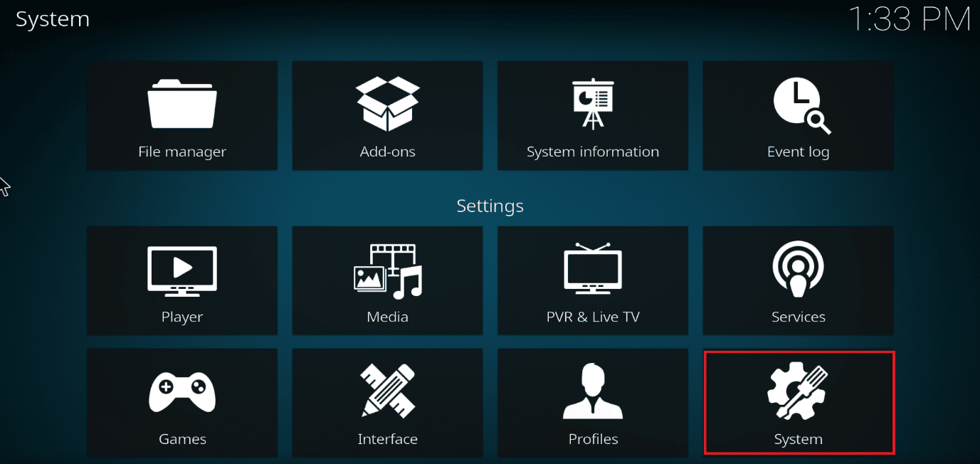 Select System. How to Install SuperRepo on Kodi