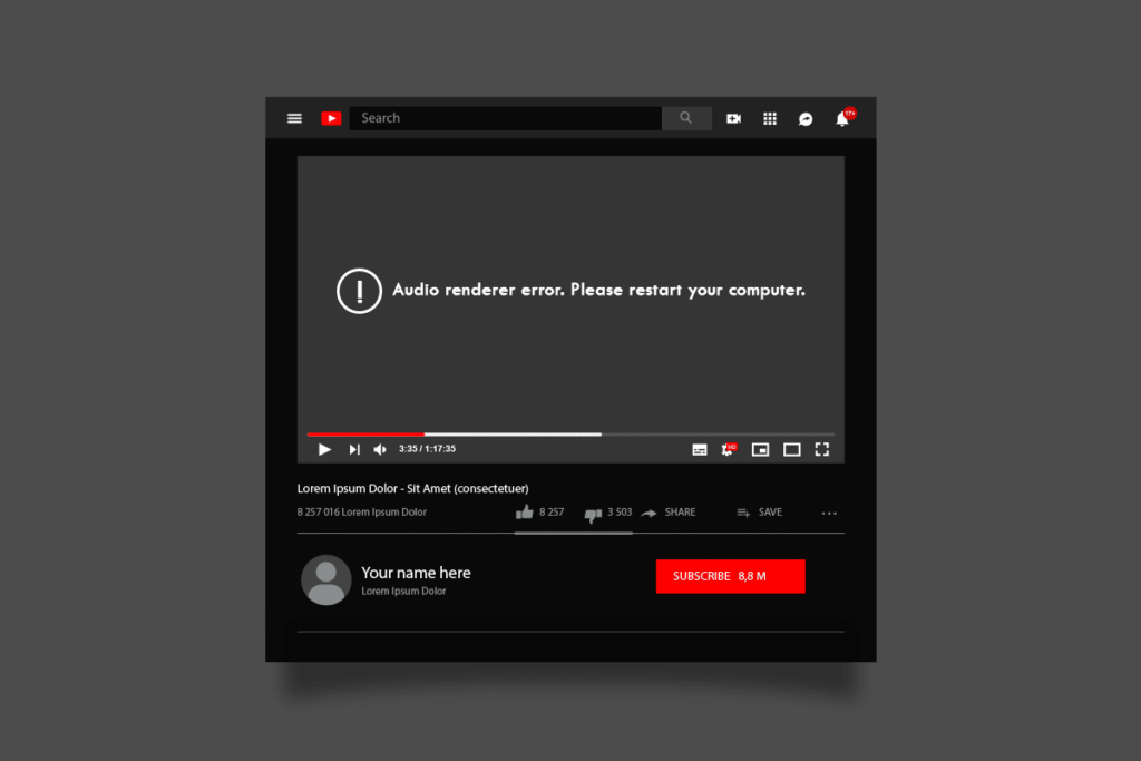 Fix YouTube Audio Renderer Error in Windows 10