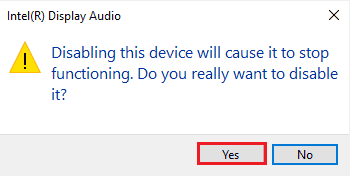 Now, confirm the prompt by clicking on Yes and reboot your computer. 