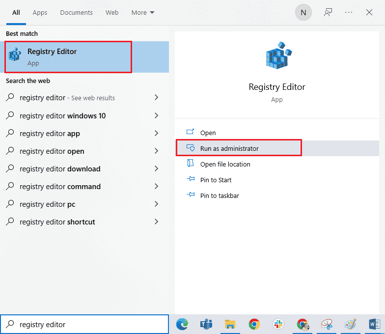 open registry editor as administrator. Fix We Couldn’t Connect to the Update Service in Windows 10