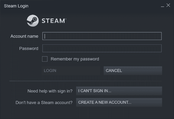 log in with your Steam credentials. Fix Steam Error 26 on Windows 10