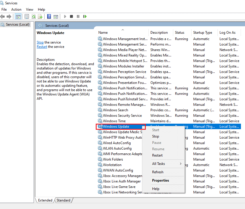 Reset Windows Update Components. Fix OneDrive 0x8004de40 Error in Windows 10