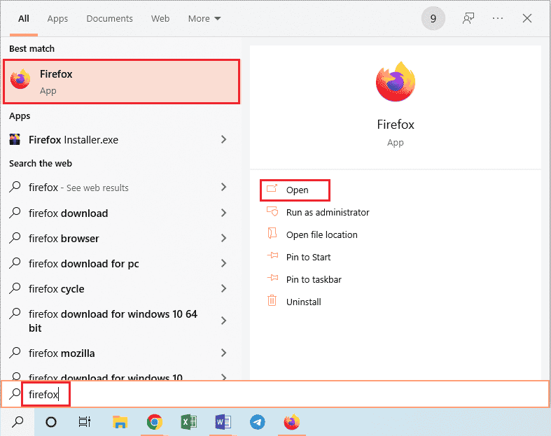 launch the Firefox Web Browser app. Fix Twitch Resource Format Not Supported in Windows 10