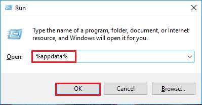 open the AppData folder