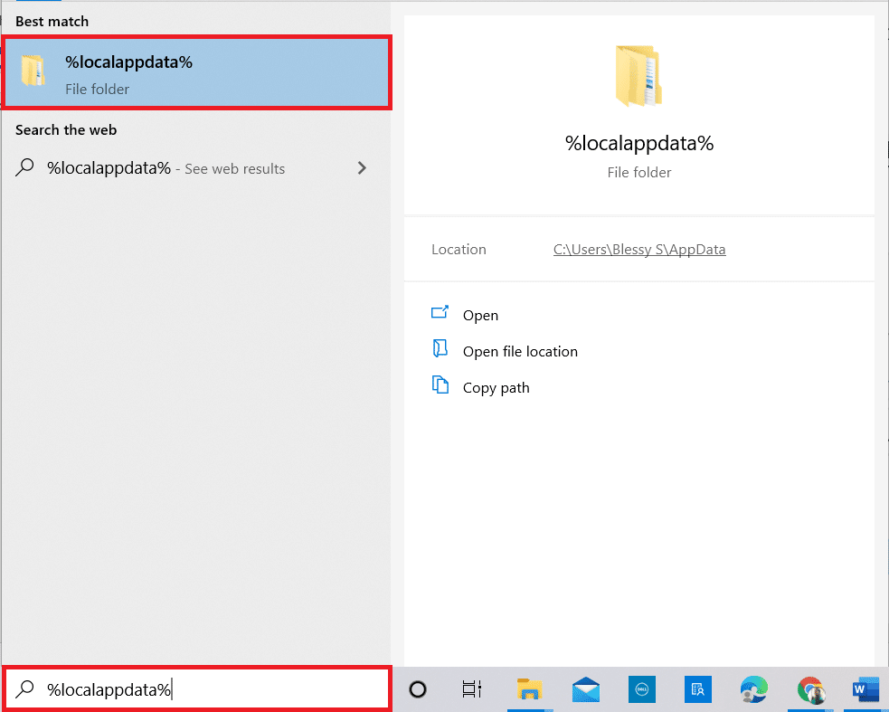 Open AppData Local folder. Fix Kodi Cannot Connect to Network Server