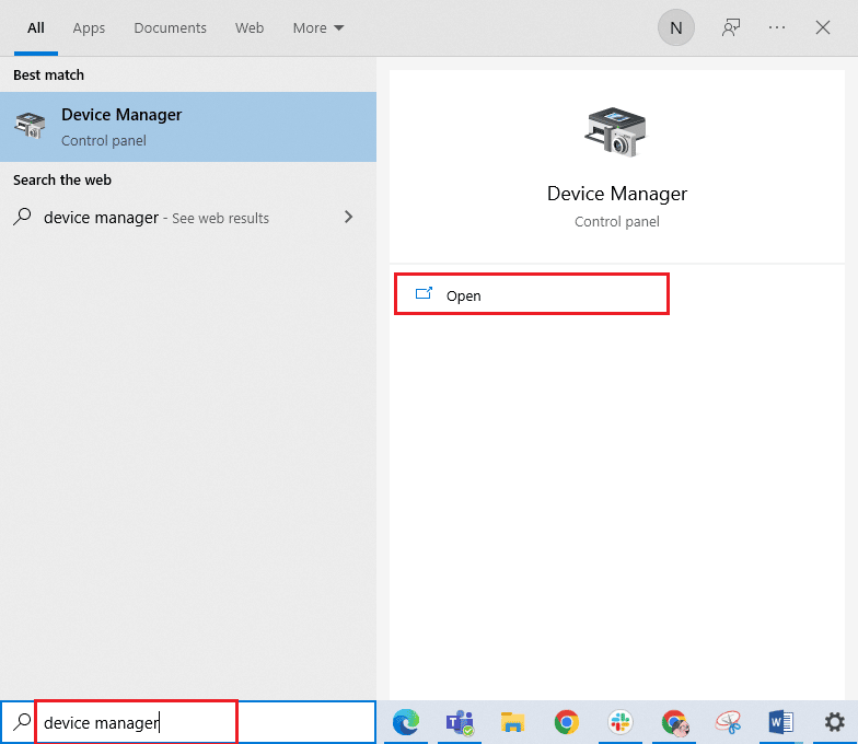 open Device Manager. Fix Logitech G533 Mic Not Working in Windows 10